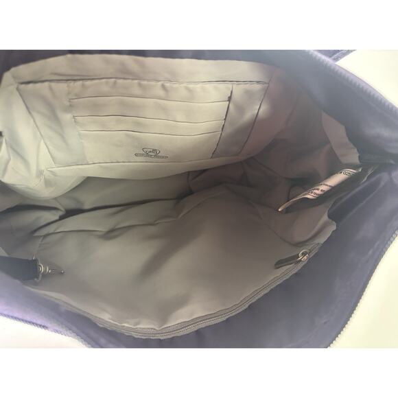 Travelon Anti-Theft Classic Crossbody Bucket Bag Purple Travel Vacation - Picture 9 of 16